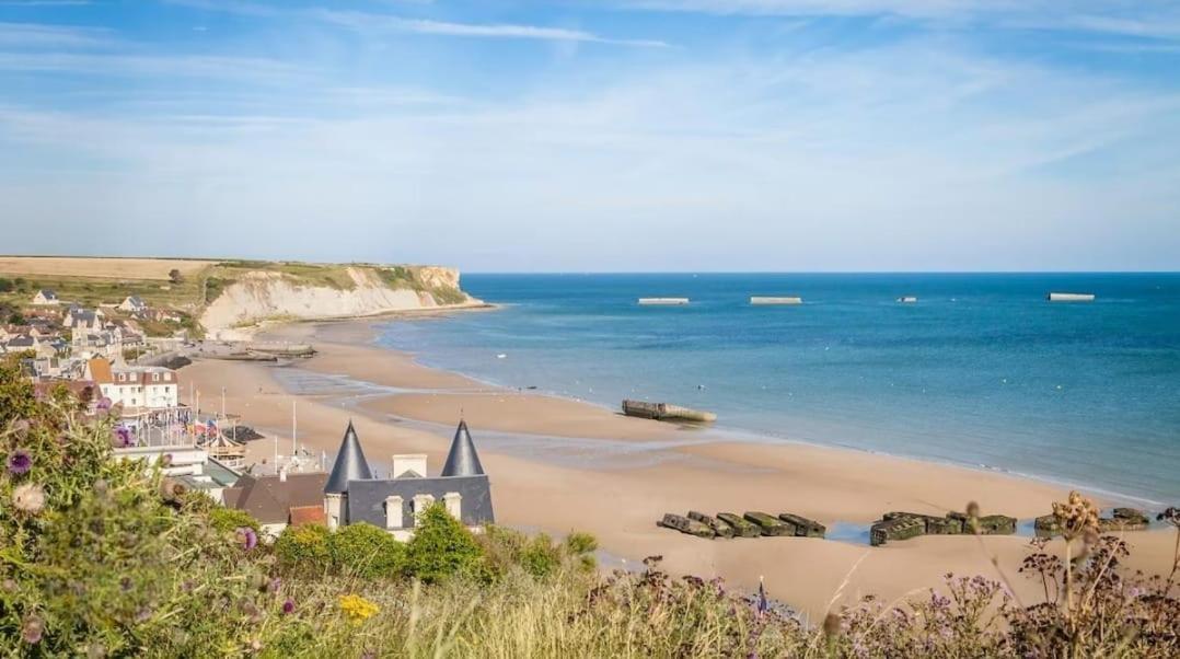 Charmante Petite Maison De La Cote Normande กูร์เซิล-โซร์-แม ภายนอก รูปภาพ